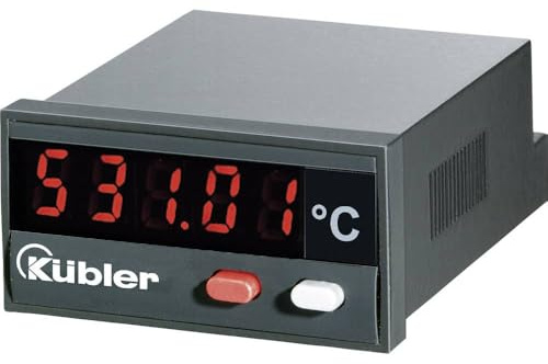 Kübler Code 532 Temperaturanzeige Code 532 - 19999 - 9999 °C Installationsmaß 45 x 22 mm