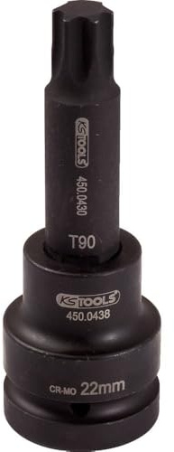 KS Tools 450.0473 1 Kraft-Bit-Stecknuss TX, lang, T80