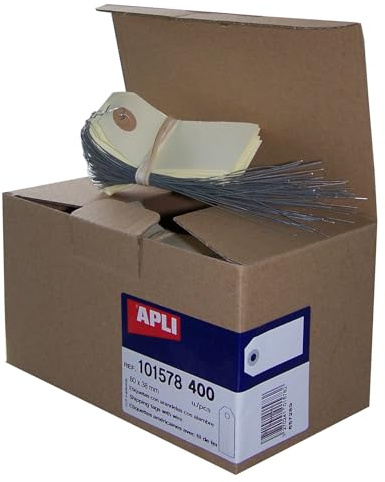 agipa 101578 Gepäckanhänger, neutral mit Draht