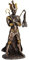 27,9 cm Ägyptische Osiris Mythologische Gott bronze finish Statue Figur
