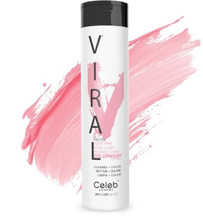 Celeb Luxury Viral Semi Permanent Colorwash Shampoo - Pastel Pink 245ml