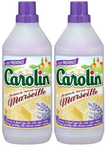 Carolin - Nettoyant Sols au Savon de Marseille - Fraîcheur Provence - 1 L - Lot de 2