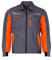 Stenso Prisma - Giacca da lavoro multifunzione con strisce riflettenti - slim fit - uomo - grigio/arancione - 48
