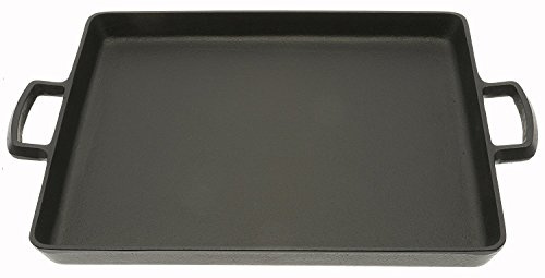 Iwachu Cast Iron Griddle and Teppanyaki Pan, Black