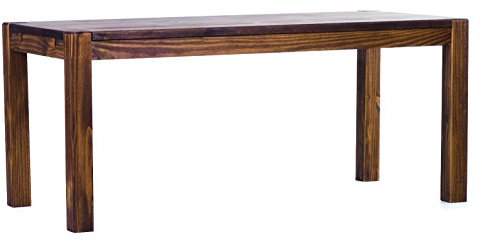 Esstisch Rio Kanto 120x73 cm Eiche antik Pinie Massivholz Größe und Farbe wählbar Esszimmertisch Küchentisch Holztisch Echtholz vorgerichtet für Ansteckplatten Tisch ausziehbar Brasilmöbel