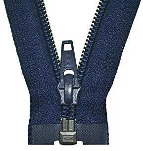 YKK Reißverschluss 1 Weg teilbar Marineblau 75 cm Kunststoff spirale Kunststoffspiralkette