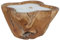 ambiente-lebensart.de Windlicht Teakholz Kerze Wurzelholz Schale Massiv ca. 30 cm Durchmesser