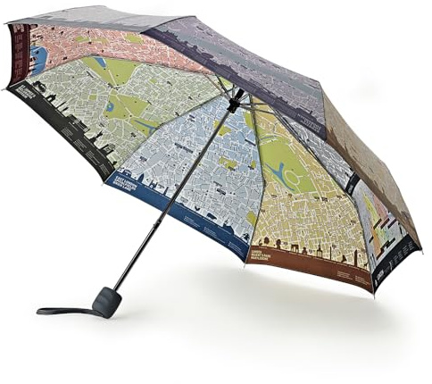 Fulton Brollymap Folding Umbrella, London Map Print