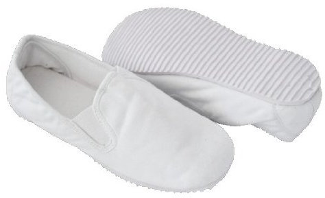 S.B.J - Sportland Tai Chi/Kung Fu Schuhe/Slipper Weiss, Gr. 45