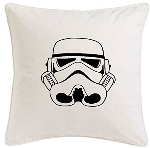 Reifen-Markt Kissenbezug 40x40cm Stormtrooper Star Wars Jedi Joda Luke Darth Vader aus Mikrofaser geschmackvolle Dekoration für jedes Wohnzimmer oder Schlafzimmer