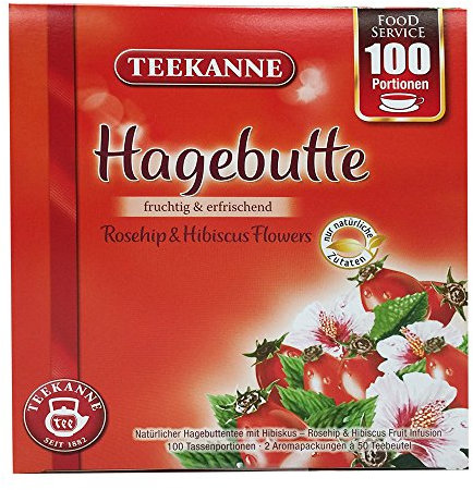 Teekanne Hagebutte 100 x 2,45g