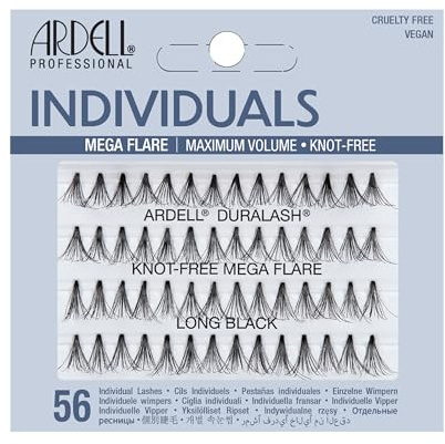 Ardell, Tratamiento para pestañas (Mega Individuals Knot-Free Long Black) - 25 gr.
