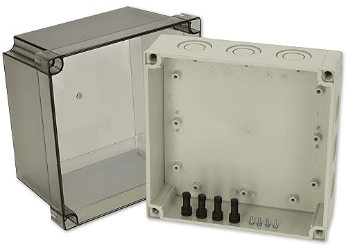 Fibox PCM 175/150 T 6016923 Universal-Gehäuse 180 x 180 x 150 Polycarbonat Lichtgrau (RAL 7035) 1 St.