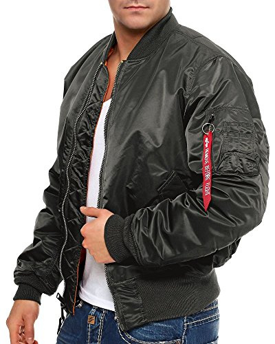 Alpha Industries Herren Jacken MA-1, Grau (Rep.Grey 04), XXX-Large