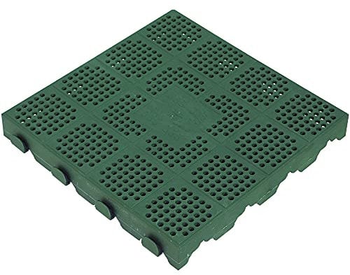 Art Plast ZA1922 pavimento Verde Combi, 40x40x4,8 cm (39x39 Neto) 1m²: 6,6 láminas