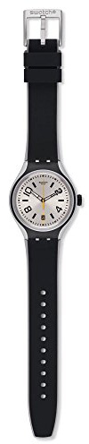 Swatch Unisex-Armbanduhr Analog Quarz Silikon YES4010