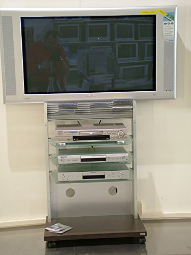 Carrello/supporto porta dvd, lettore, eccet.da posizionare a parete sotto al tv con ruote Tandem Wenghè.tecnidea
