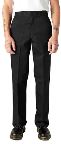 Dickies Big-Tall Original 874 Men’s Work Trousers Black Black 58W x 32L