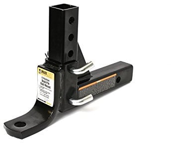 MAXXHAUL 70067 - Enganche de Remolque - Enganche de Remolque Ajustable de 8 Posiciones - 5000 Libras de Capacidad GTW, Color Negro