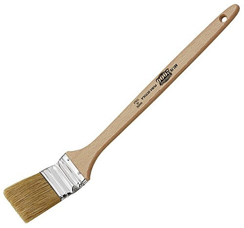 50 MM PENNELLO RADIATORE IN SETOLA CON MANICO IN LEGNO PER IDROPITTURA E QUARZO