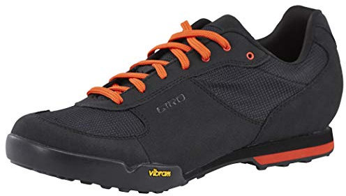 Giro Rumble Vr Mtb, Herren Radsportschuhe - Mountainbike, Mehrfarbig (Black/Glowing Red 000), 43 EU