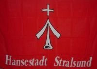 Flagge 90 x 150 : Stralsund