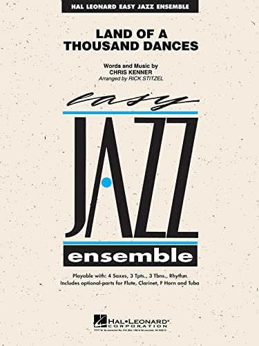 Hal Leonard Land of a Thousand Dances Jazz Band Level 2 Arranged by Rick Stitzel