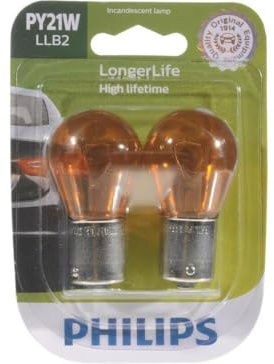 Philips 12496 LongerLife Miniature Bulb, 2 Pack