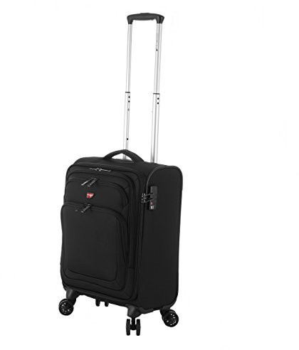Von Cronshagen Trolley Henrik 55cm, Handgepäck Koffer mit 45 Liter Volumen, Wasserabweisender Stoffkoffer, perfekt geeignet ALS Handgepäck bei Flugreisen