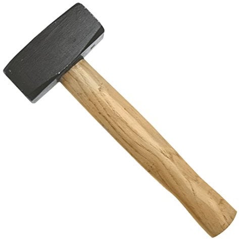 TOP TOOLS Mazzetta martello con manico in legno 1000 G Mazzetta martello da fabbro Martello Mazza