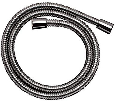 hansgrohe Duschschlauch Metall 1,25m, Brushed Nickel