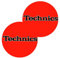 slipmat-Factory Technics - Set di 2 tappetini arancioni