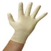 Ashland Latex Gloves Powdered Medium (disposable latex gloves) AQL 1.5 Medical Grade