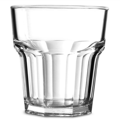 BB Plastics Elite Remedy Polycarbonate Rocks Tumblers 9oz / 255ml - Set of 4 | Plastic Reusable Tumblers, Virtually Unbreakable Polycarbonate Plastic - Ideal for Parties, Outdoors & Event Catering
