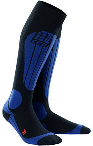 CEP pro+ ski thermo socks for men V black-deepblue