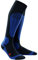 CEP pro+ ski thermo socks for men V black-deepblue