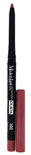 PUPA Milano Made To Last Definition Lips Pencil - For Precise Lip Contouring - Absolute Color Release - Very Smooth Application - Soft, And Clings Perfectly To Lips - 103 Apricot Rose - 0.001 OZ