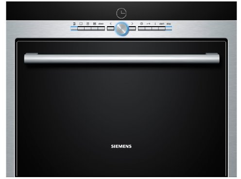 Siemens HB26D555 Cuiseur vapeur encastrable / 38 l/acier inoxydable/programme de détartrage/arrêt de sécurité