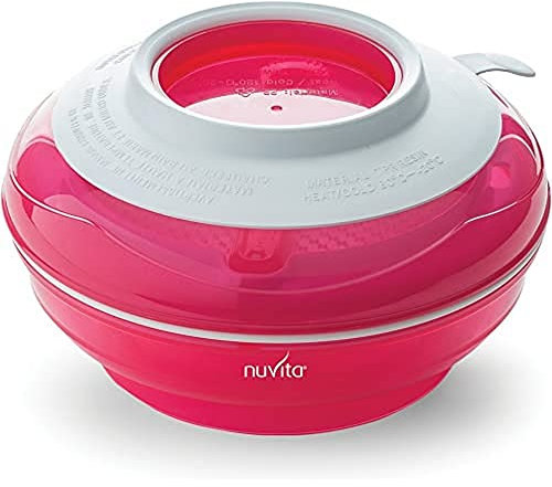 Nuvita 1465 Pappafacile 4-in-1 Set Pappa Multi-Uso, Rosa