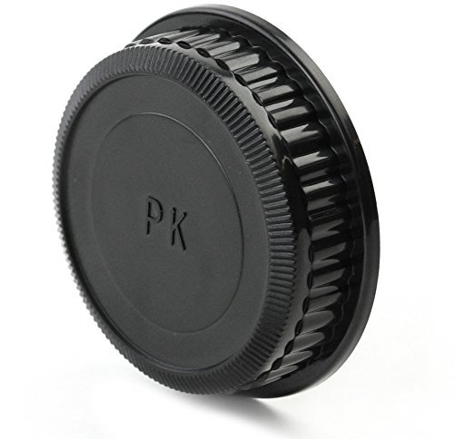Objektivdeckel Rückseite kompatibel mit Pentax SMC DA 18-135mm 3.5-5.6, 18-55mm 3.5-5.6, 18-50mm WR, 50-200mm WR, Bajonettverschluss Kappe, Schutzdeckel K (PK) / SMC DA Mount