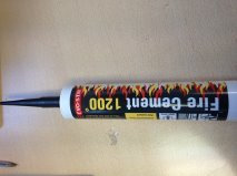 EVO Stik Fire Cement 1200 Fill& Repair sealant Temperature Resistant 310ml Tube