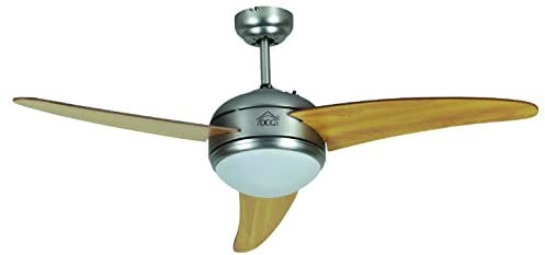 DCG VECRD60TL Ventilatore a soffitto con 3 pale, in legno