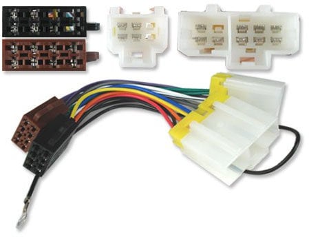 Nissan ISO Stereo Adaptor Wiring Lead for Micra (83-00), Multicolor, Copper & Plastic, 3.5mm Jack, ISO, Cable Assembly