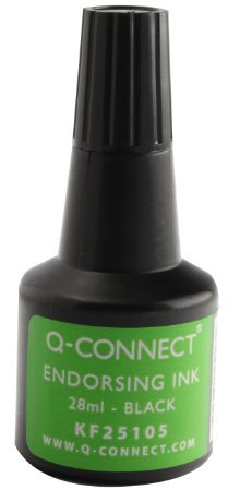 Q Connect 28ml Endorsing Ink - Black
