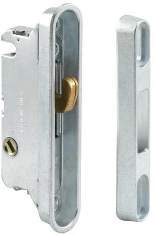 Defender Security E 2487 Einsteckschloss und Halter für Schiebetüren