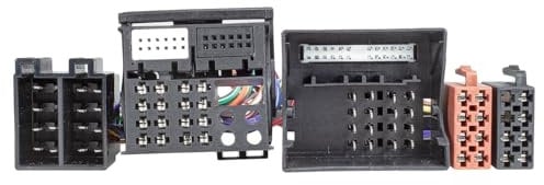 tomzz Audio 7304-002 T-Kabel ISO 40 Kabel kompatibel mit BMW ab 2001 mit Quadlock zur Einspeisung von Freisprecheinrichtung ISO Verstärker für THB Parrot Dabendorf i-sotec Match