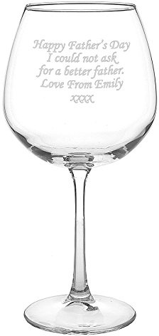Custom Personalised Giant Wine Glass. for Her, Birthday, Valentines Day, Christmas, Anniversary