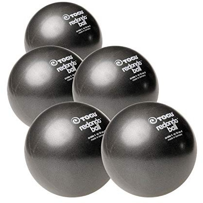 Togu 5X Redondo Ball Pilates Ball Gymanstik Yoga Fitness Therapie 18cm anthrazit