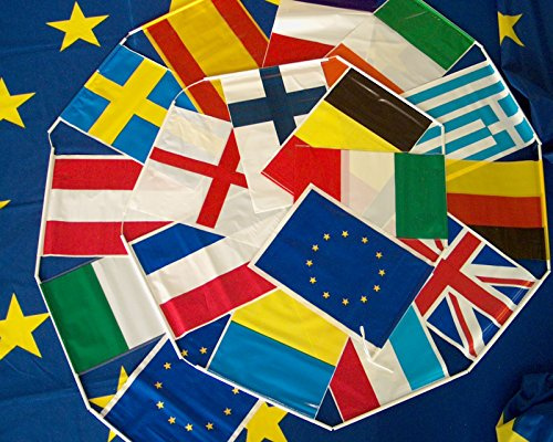 Savent 18 drapeaux Festoon du Pays d'Europe – 500