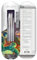 Silver Brush Limited 1521S Silverwhite pour l'aquarelle, l'acrylique, la Gouache et la Peinture à l'huile - 2 pinceaux Ronds Tailles 4 et 10, Traceur Taille 1, 1 Pinceau Plat Long 1/2 - Manche Court